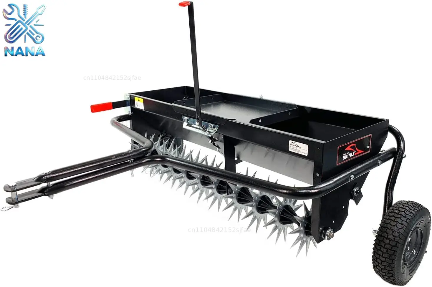 Brinly AS2-40BH-P Tow Behind Combination Aerator Spreader with Weight Tray, 40-Inch, Flat Black
Brinly AS2-40BH-P Tow Behind Combination Aerator Spreader with Weight Tray, 40-Inch, Flat Black