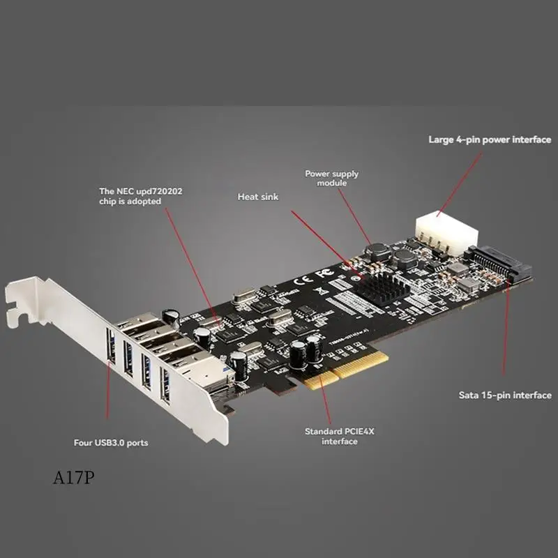 AP-4-порт USB3.0 PCI Express Card USB 3.0 PCI-E Адаптер карты расширения PCI Express Card для настольного компьютера
AP-4-порт USB3.0 PCI Express Card USB 3.0 PCI-E Адаптер карты расширения PCI Express Card для настольного компьютера