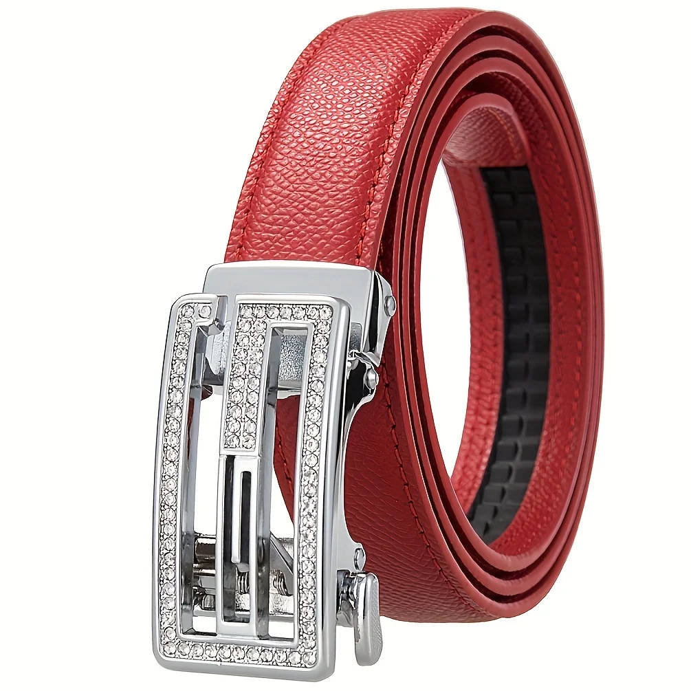 Belt Women's Simple and Versatile Decoration Automatic Buckle Jeans Belt Women's Belt Can Be Cut
Belt Women's Simple and Versatile Decoration Automatic Buckle Jeans Belt Women's Belt Can Be Cut