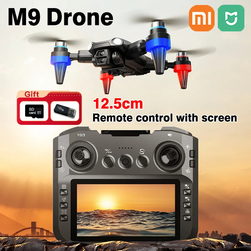 Xiaomi M9 Drone 4K Professional 5G GPS HD Dual Camera 8K Photography Brushless Foldable Quadcopter RC Distance 3KM Drones Toys
Xiaomi M9 Drone 4K Professional 5G GPS HD Dual Camera 8K Photography Brushless Foldable Quadcopter RC Distance 3KM Drones Toys
