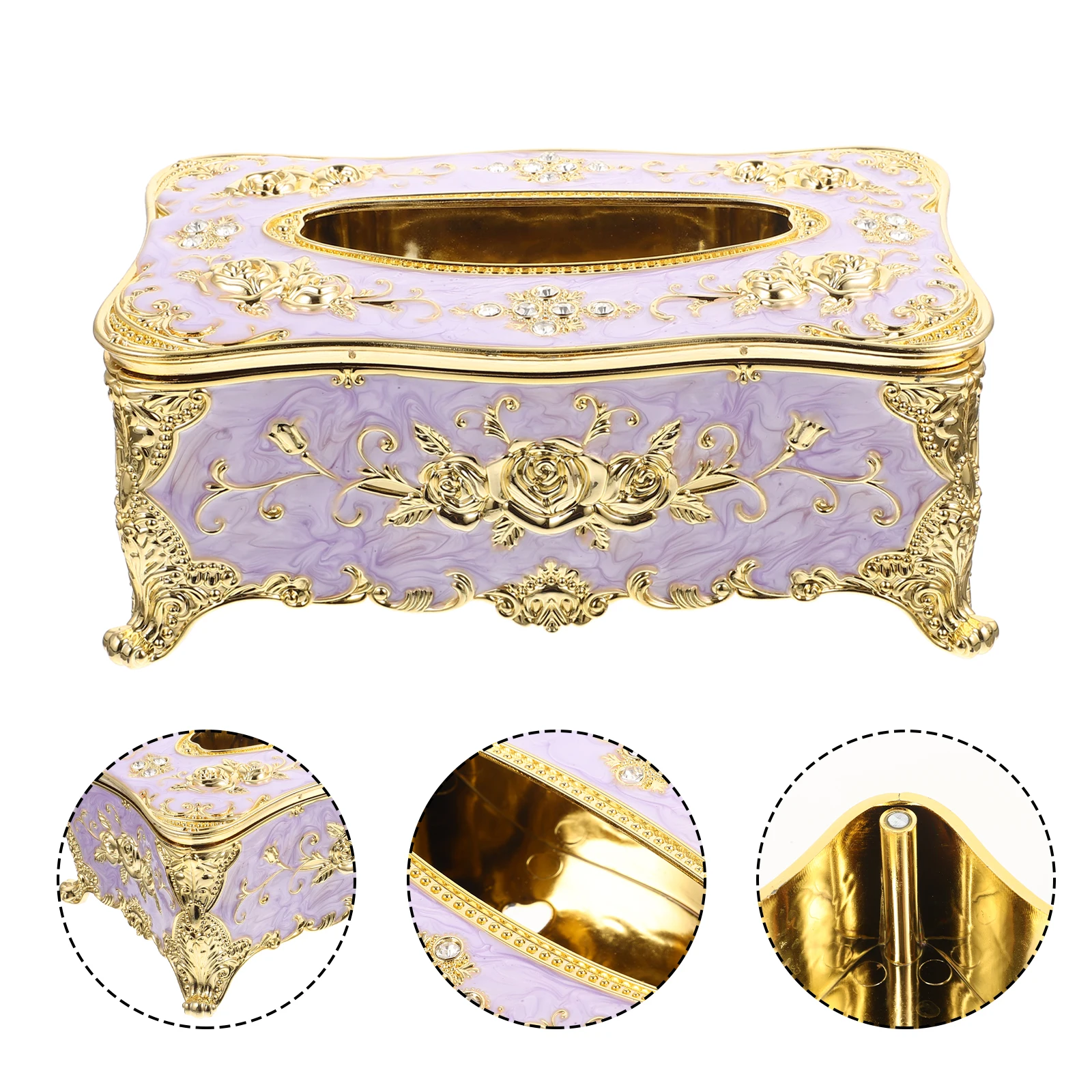 Car Tissue Box Holder Smooth Surface Comfortable Hand Purple Plastic Square Napkin Storage Case Home Hotel Retro Decor for home
Car Tissue Box Holder Smooth Surface Comfortable Hand Purple Plastic Square Napkin Storage Case Home Hotel Retro Decor for home