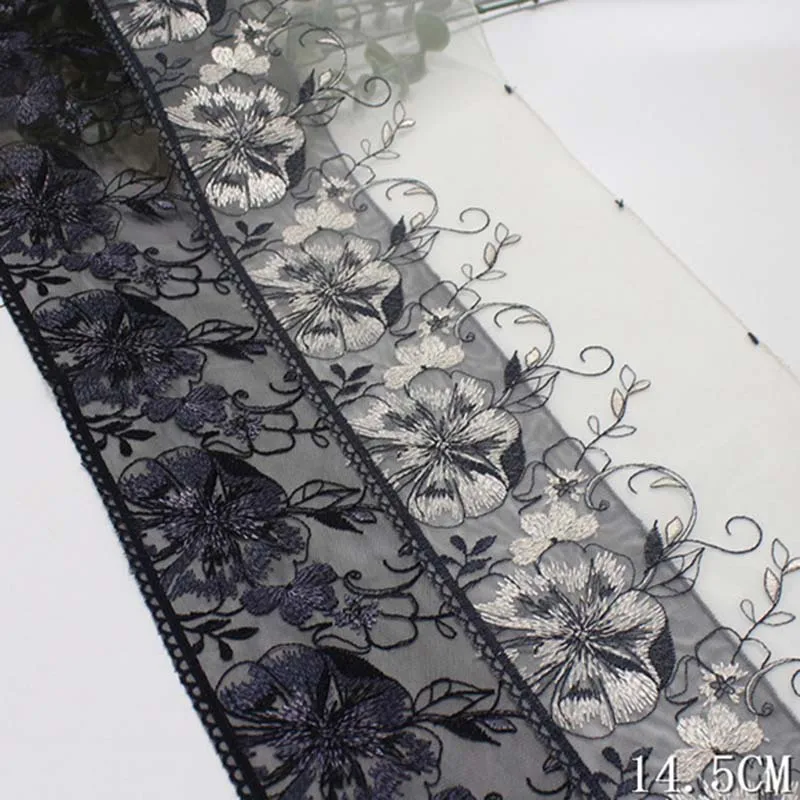 30Yards Embroidery Lace Fabric Black Tulle Embroidered Lace Trim for Dress Sewing Accessories Fabrics 2025
30Yards Embroidery Lace Fabric Black Tulle Embroidered Lace Trim for Dress Sewing Accessories Fabrics 2025