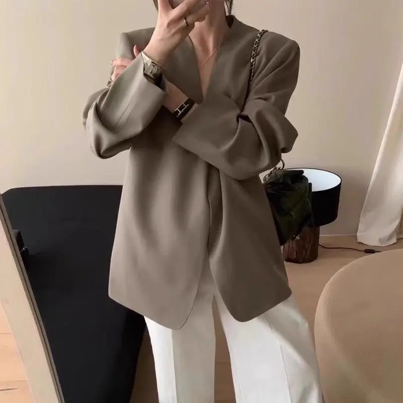 SuperAen Spring and Summer 2026 New Style Korean Loose Casual Suit Jacket for Women Fashion Office Lady Coats Coats
SuperAen Spring and Summer 2026 New Style Korean Loose Casual Suit Jacket for Women Fashion Office Lady Coats Coats