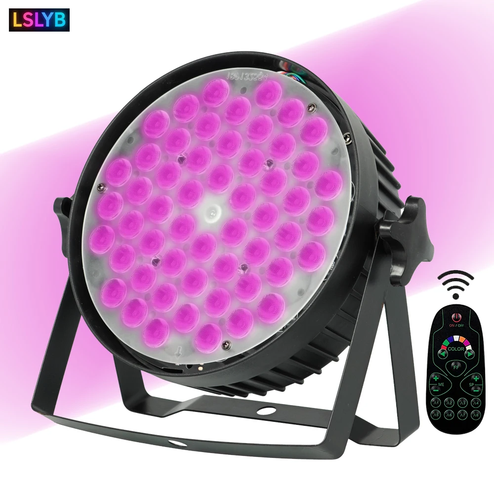 LSLYB 54x3w Led UV Par Light Led Ultraviolet Light With Remote For Bar Party Halloween, Christmas
LSLYB 54x3w Led UV Par Light Led Ultraviolet Light With Remote For Bar Party Halloween, Christmas