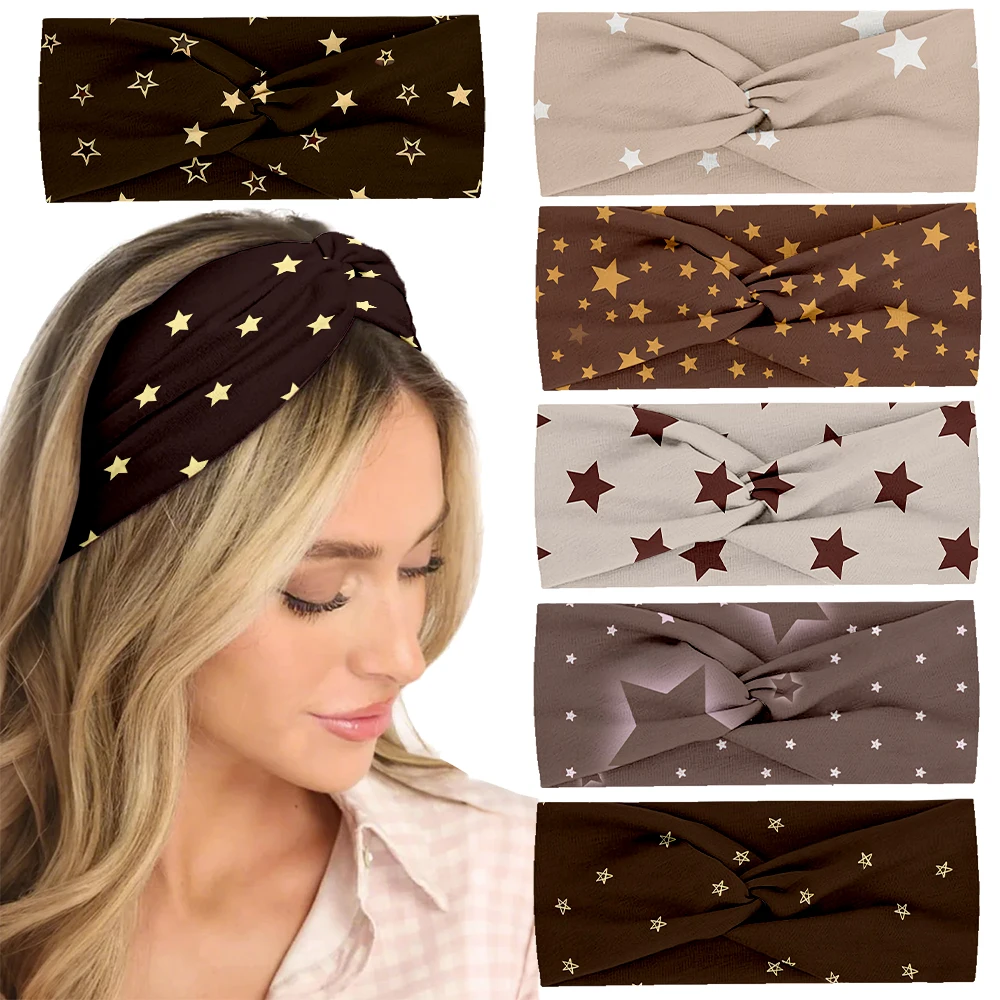 6Pcs Star Pattern Fashion Women Elastic HairBands Cute Wash Face Make-up Hair Band Vintage Sports Running Yoga Headbands
6Pcs Star Pattern Fashion Women Elastic HairBands Cute Wash Face Make-up Hair Band Vintage Sports Running Yoga Headbands