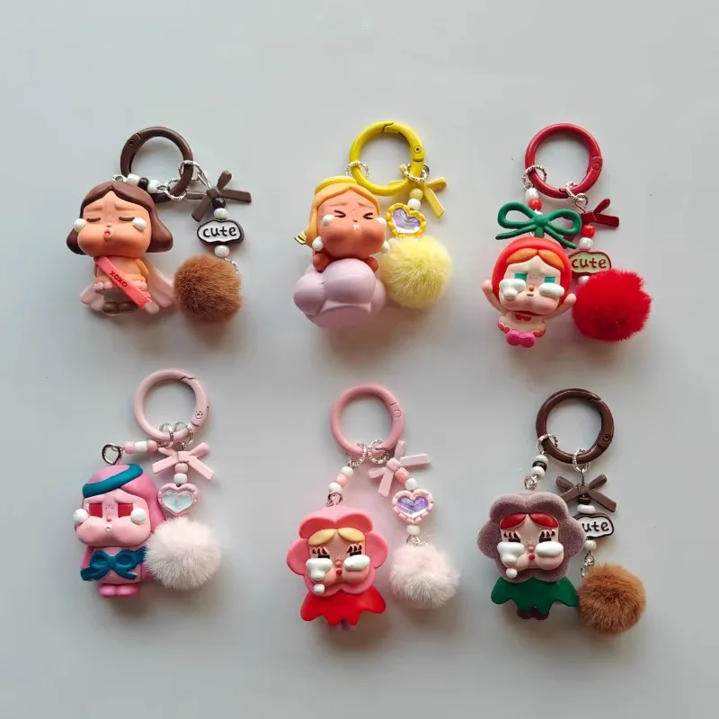Kawaii New Crybaby Keychain Pendant Labubu Backpack Decor Cartoon Cute Women Girl For Gifts
Kawaii New Crybaby Keychain Pendant Labubu Backpack Decor Cartoon Cute Women Girl For Gifts
