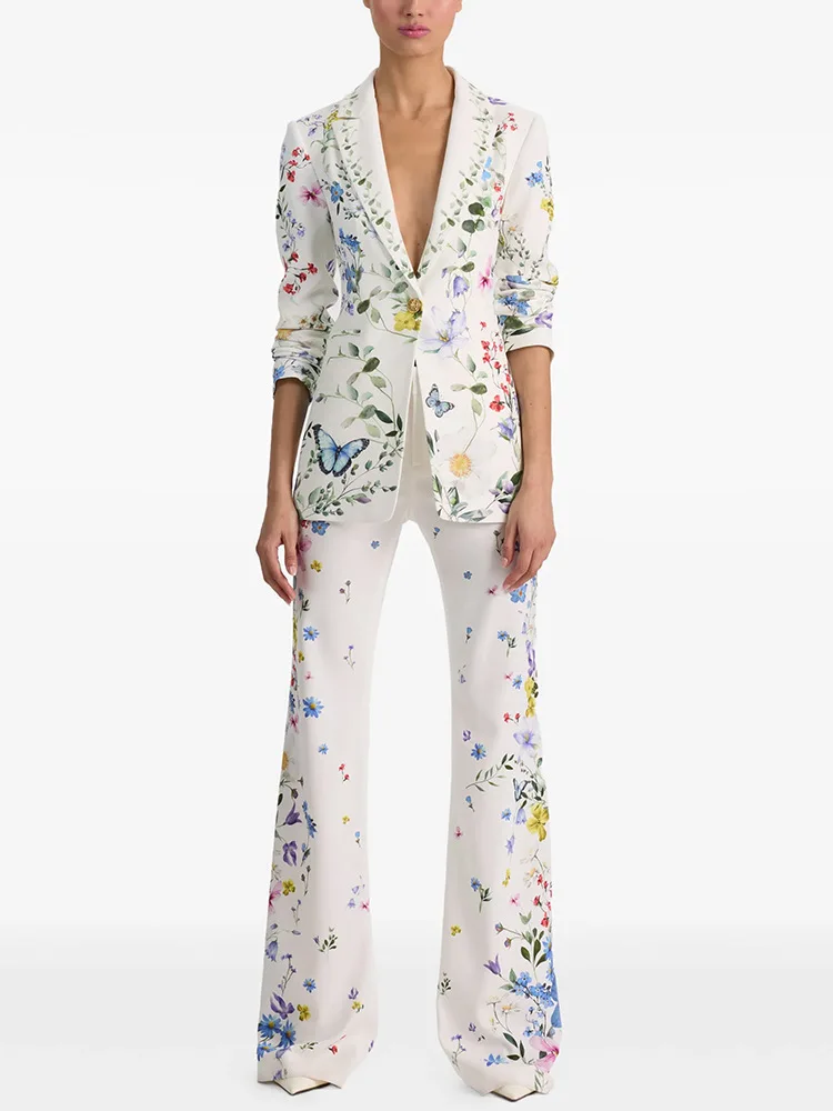 2026 Women Celebrity Sexy Long Sleeve Turn-down Collar Print Flare Pants White 2 Piece Sets Elegant Evening Club Party Outfits
2026 Women Celebrity Sexy Long Sleeve Turn-down Collar Print Flare Pants White 2 Piece Sets Elegant Evening Club Party Outfits