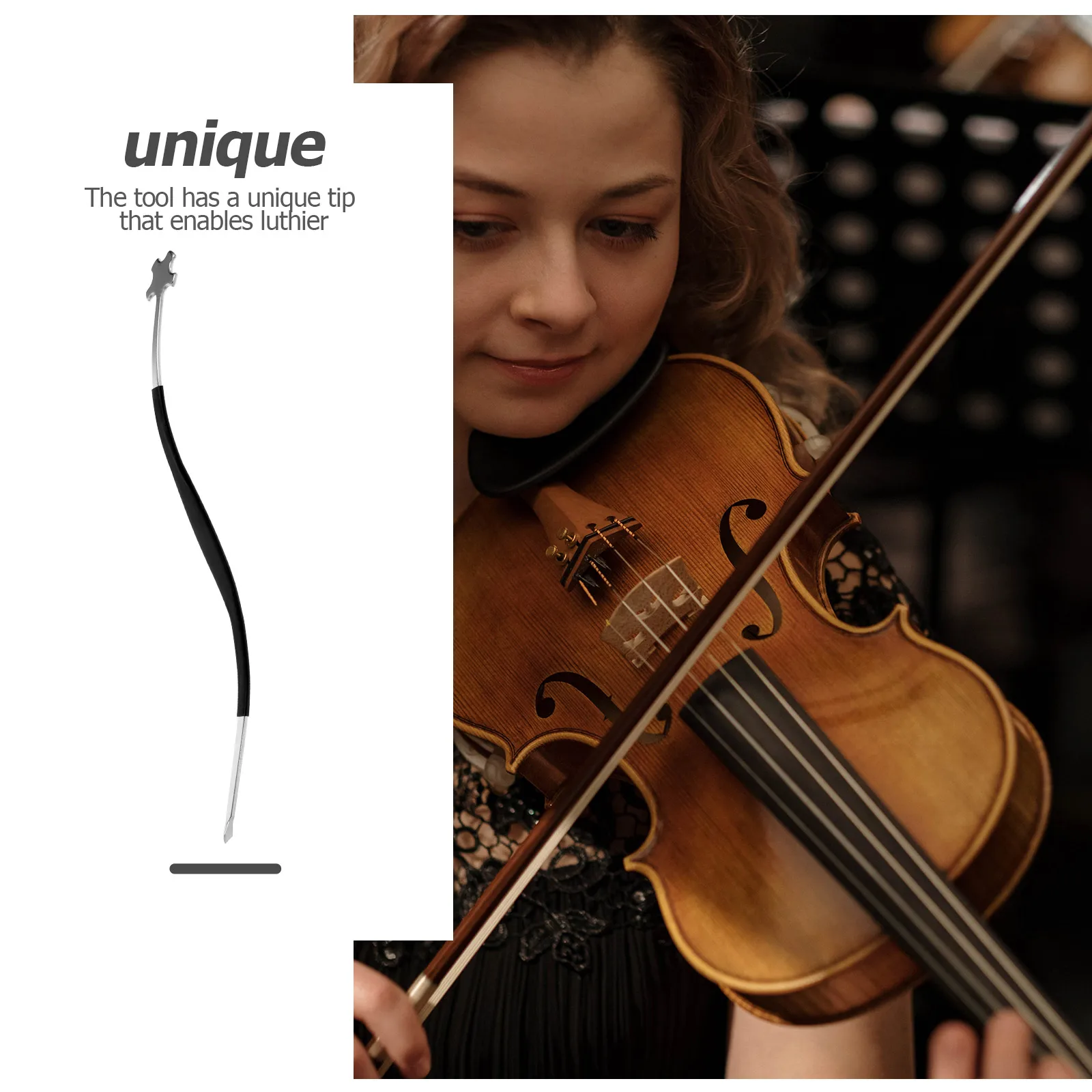 Violin Sound Post Setter Metal Luthier Tool Durable Easy Insert Remove Adjust Violin Repair Parts Accessories
Violin Sound Post Setter Metal Luthier Tool Durable Easy Insert Remove Adjust Violin Repair Parts Accessories