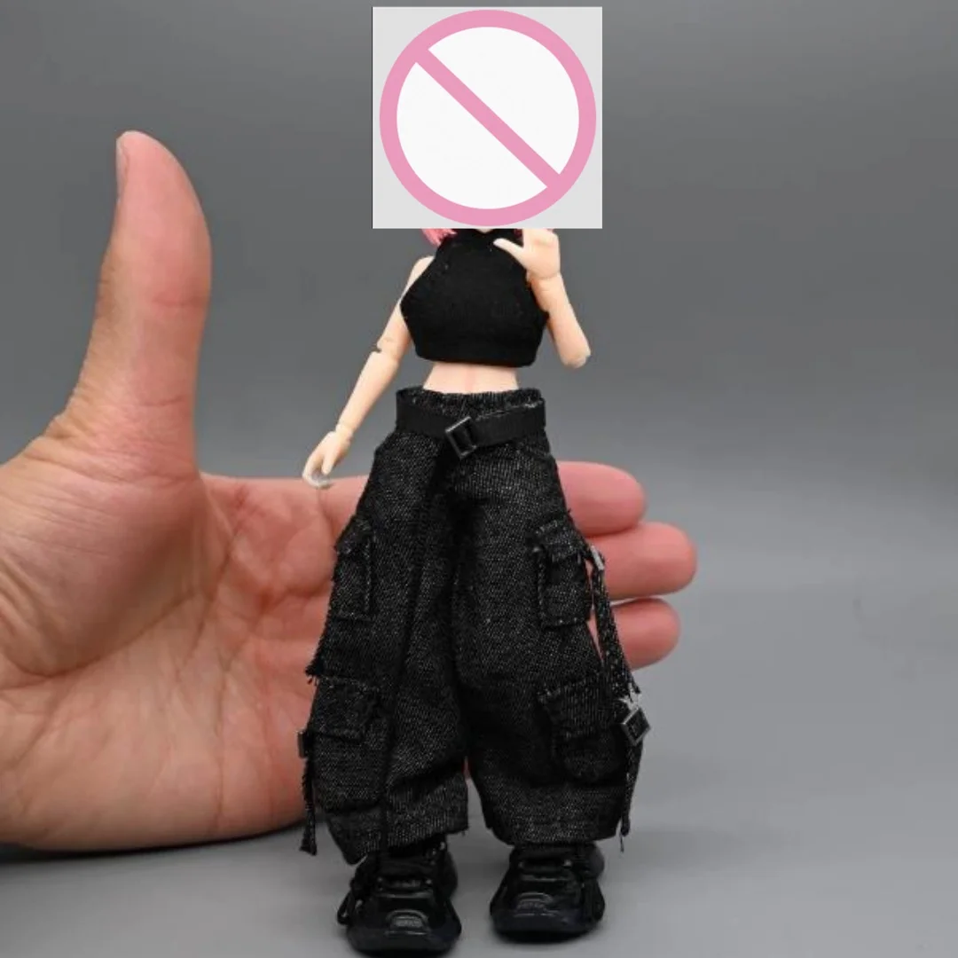 1/12Scale Female Denim pants, wide-leg pants Clothes For 6 inch figure mod figure Fit 6''Doll Toys Action Figure Body Toys
1/12Scale Female Denim pants, wide-leg pants Clothes For 6 inch figure mod figure Fit 6''Doll Toys Action Figure Body Toys