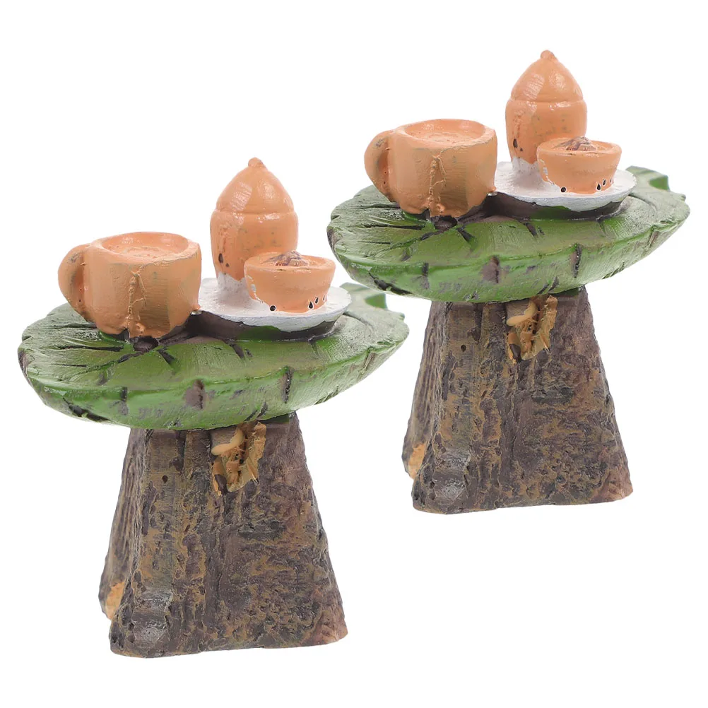 2Pcs Micro L scape nament Miniature Tea Table Model Fake Decorations Garden Party Bonsai DIY Accessories WJ7014 Mini House
2Pcs Micro L scape nament Miniature Tea Table Model Fake Decorations Garden Party Bonsai DIY Accessories WJ7014 Mini House