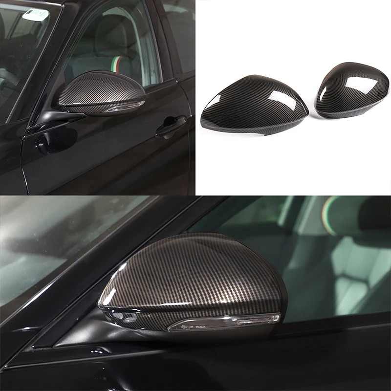 For Alfa Romeo Stelvio Giulia 2017-2022 ABS Carbon Fiber /Black Car Side Rearview Mirror Decorate Cover Trim sticker Car parts
For Alfa Romeo Stelvio Giulia 2017-2022 ABS Carbon Fiber /Black Car Side Rearview Mirror Decorate Cover Trim sticker Car parts