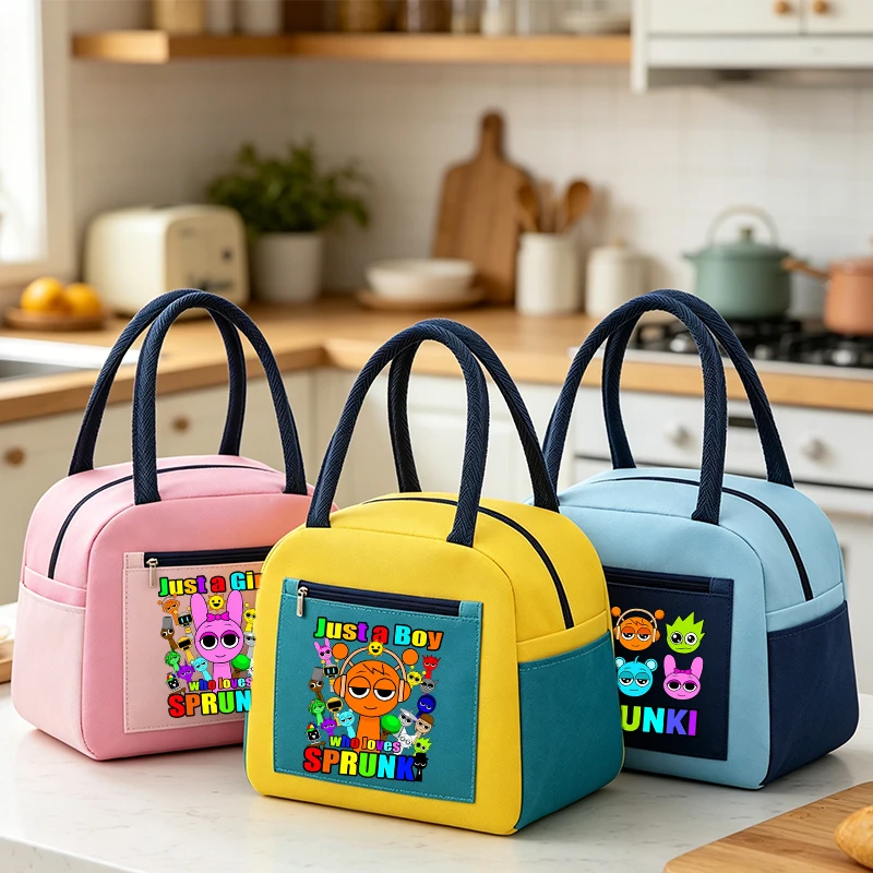 Sprunki Lunch Bag Man Woman Insulation Bento Pack Cartoon Print Thermal Food Bag Meal Pack IcePack Student Bento Lunch Handbag
Sprunki Lunch Bag Man Woman Insulation Bento Pack Cartoon Print Thermal Food Bag Meal Pack IcePack Student Bento Lunch Handbag