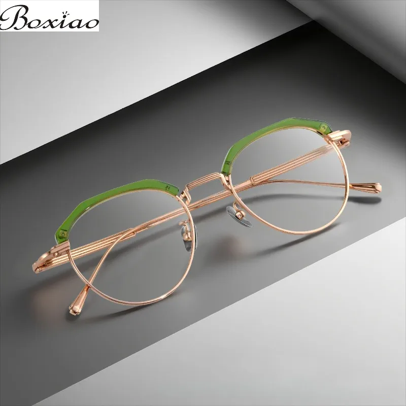 Waishan Xiongyi 73/03 Pure Titanium Plate Eyebrow Glasses Frame Male Can Be Equipped with Myopia Blue Lens Female.
Waishan Xiongyi 73/03 Pure Titanium Plate Eyebrow Glasses Frame Male Can Be Equipped with Myopia Blue Lens Female.