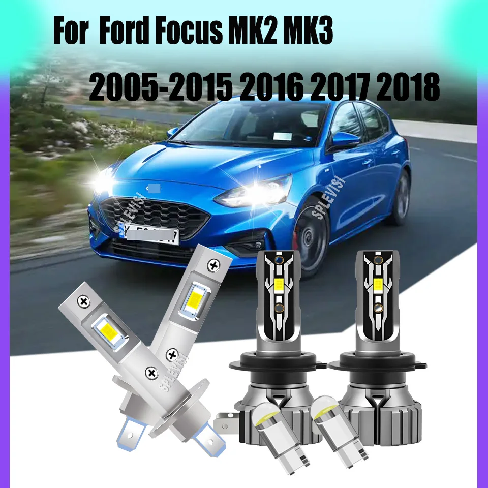 H1 H7 Car Headlight LED Auto Headlamp for Night Driving For Ford Focus MK2 2005 2006 2007 2008 2009 2010 2011 2012 2013-2018
H1 H7 Car Headlight LED Auto Headlamp for Night Driving For Ford Focus MK2 2005 2006 2007 2008 2009 2010 2011 2012 2013-2018