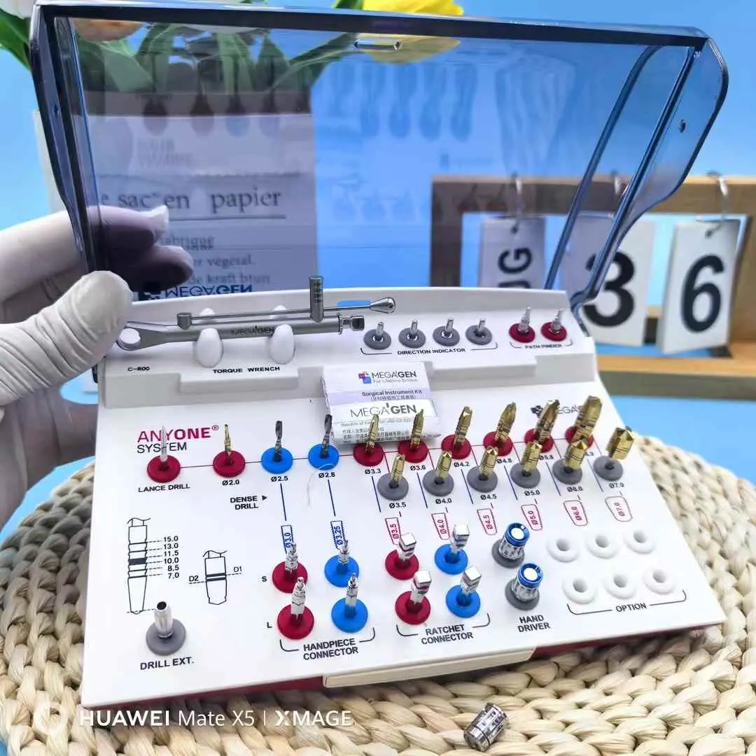 AnyOne Standard Implant Surgery Kit Dental South Korea AO / AR Implant Tools Kit Surgical Instruments
AnyOne Standard Implant Surgery Kit Dental South Korea AO / AR Implant Tools Kit Surgical Instruments