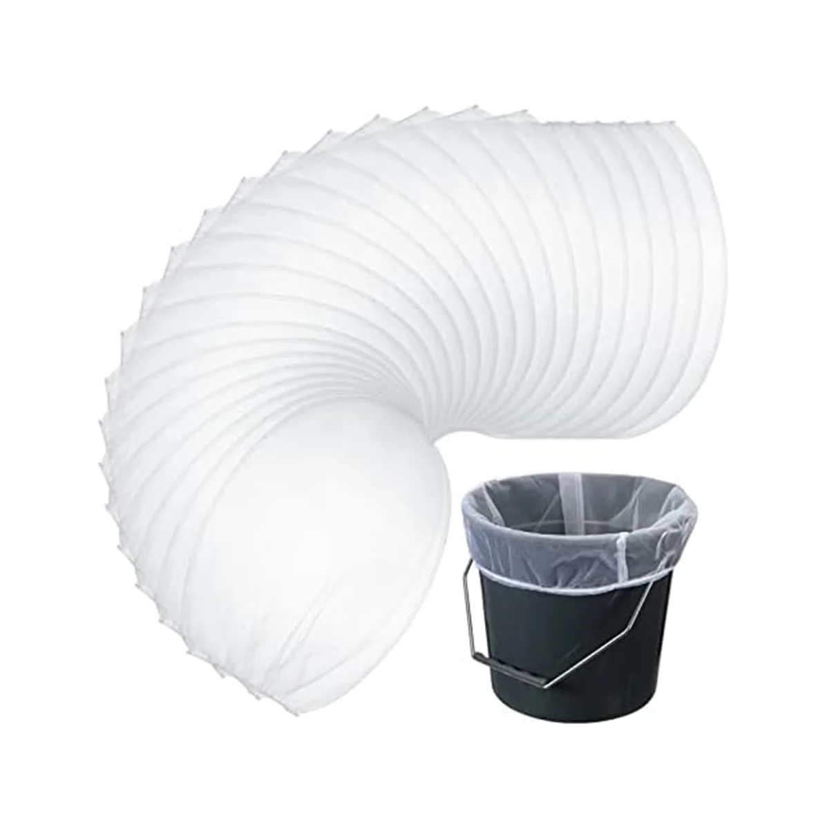 60 Pcs Paint Strainer Bags 5 Gallon Bucket Strainer with Elastic Top Opening Paint Filter Bag for Paint Gardening
60 Pcs Paint Strainer Bags 5 Gallon Bucket Strainer with Elastic Top Opening Paint Filter Bag for Paint Gardening