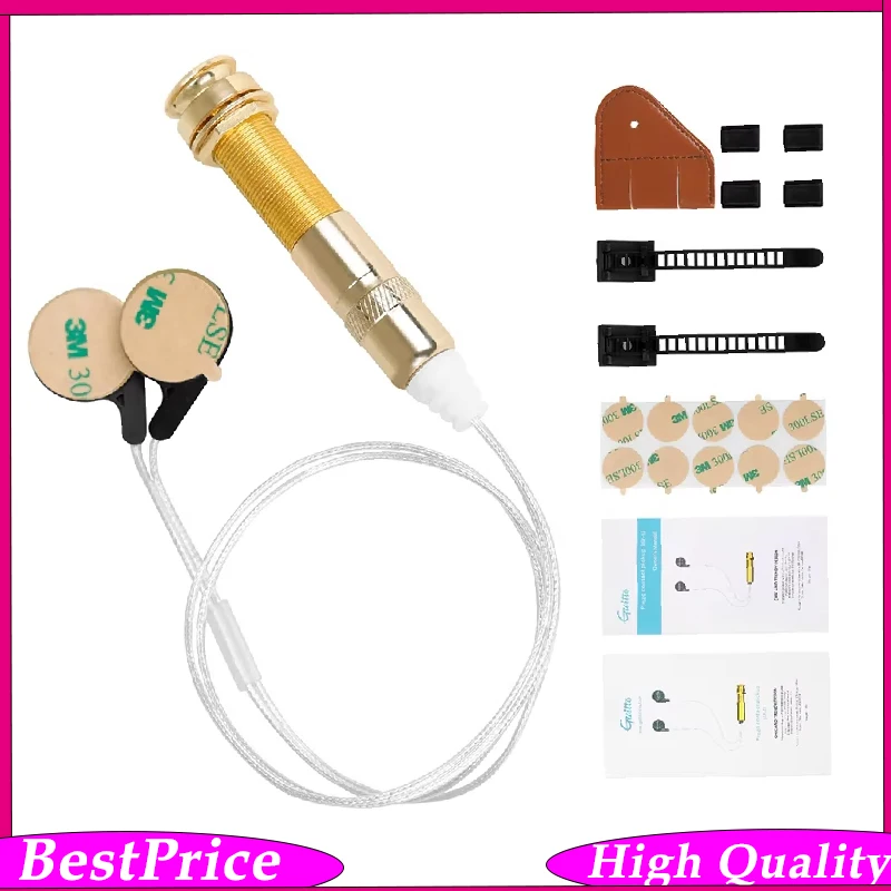 Acoustic Pickup Guitar Pickups for Acoustic Guitar Ukulele Violin Piezo Contact Microphone Adhesive Instrument
Acoustic Pickup Guitar Pickups for Acoustic Guitar Ukulele Violin Piezo Contact Microphone Adhesive Instrument