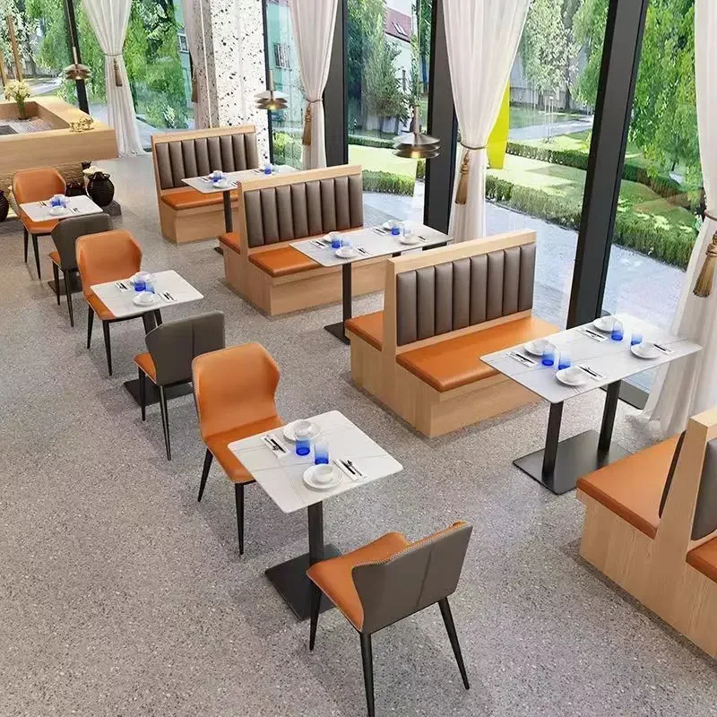 Hot sales Commercial Restaurant Furniture Fast Food Coffee Shop Booth sofa PU Leather dining chair Marble dining table Table
Hot sales Commercial Restaurant Furniture Fast Food Coffee Shop Booth sofa PU Leather dining chair Marble dining table Table