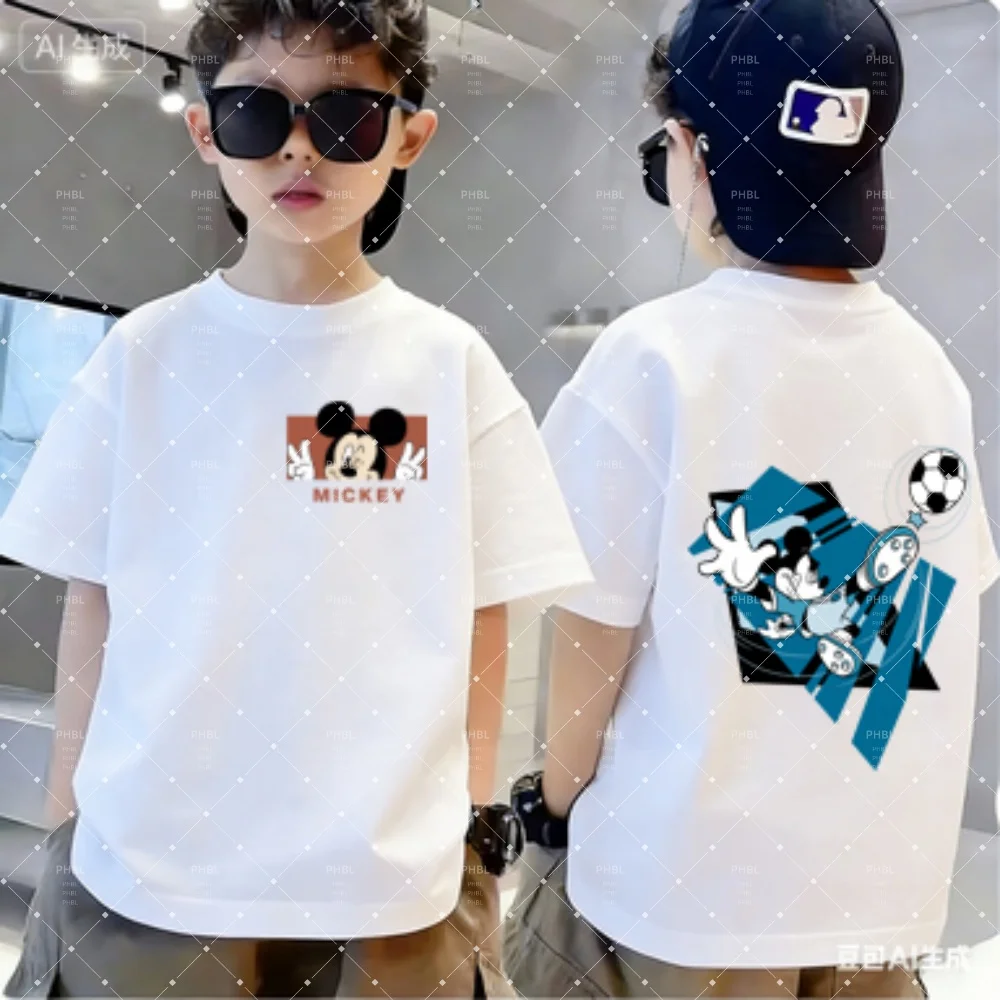 Mickey Minnie Mouse Soft Cotton Matching T Shirt Children Boys Girls Skin Friendly Daily Tops
Mickey Minnie Mouse Soft Cotton Matching T Shirt Children Boys Girls Skin Friendly Daily Tops