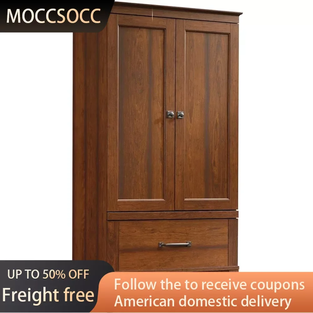 Washington Cherry Finish Freight Free Cloth Wardrobe for Clothes Closet for Room Storage Cabinet Open Cabinets Dressing Rooms
Washington Cherry Finish Freight Free Cloth Wardrobe for Clothes Closet for Room Storage Cabinet Open Cabinets Dressing Rooms