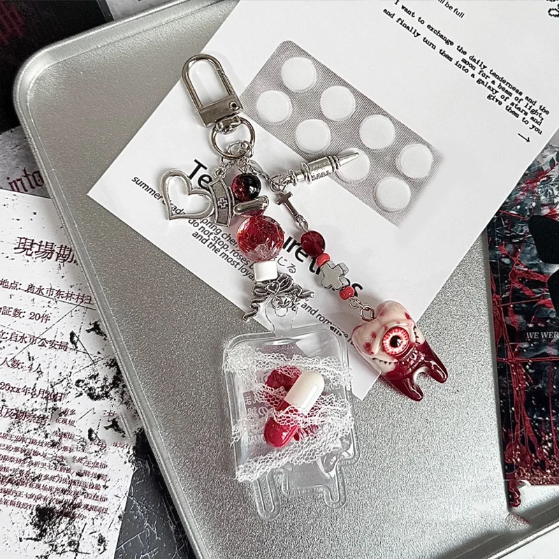 Keychain Y2k Sweetheart Disease Petite Nurse Needle Medical Teeth Eyes Subculture
Keychain Y2k Sweetheart Disease Petite Nurse Needle Medical Teeth Eyes Subculture