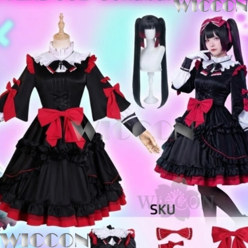 Gokubara Michica 코스프레 Black Red Bow Dress Goth Lolita Cool Jirai Kei Styles Halloween Cosplay NEEDY OVERDOSE Navidad Carnaval
Gokubara Michica 코스프레 Black Red Bow Dress Goth Lolita Cool Jirai Kei Styles Halloween Cosplay NEEDY OVERDOSE Navidad Carnaval