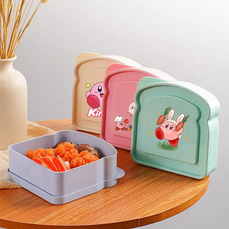 Stars Kirbys Lunch Toast Box Breakfast Bread Boxs with Lid Portable Sandwich Bento Case Anime Food Container Storage Bag Gift
Stars Kirbys Lunch Toast Box Breakfast Bread Boxs with Lid Portable Sandwich Bento Case Anime Food Container Storage Bag Gift