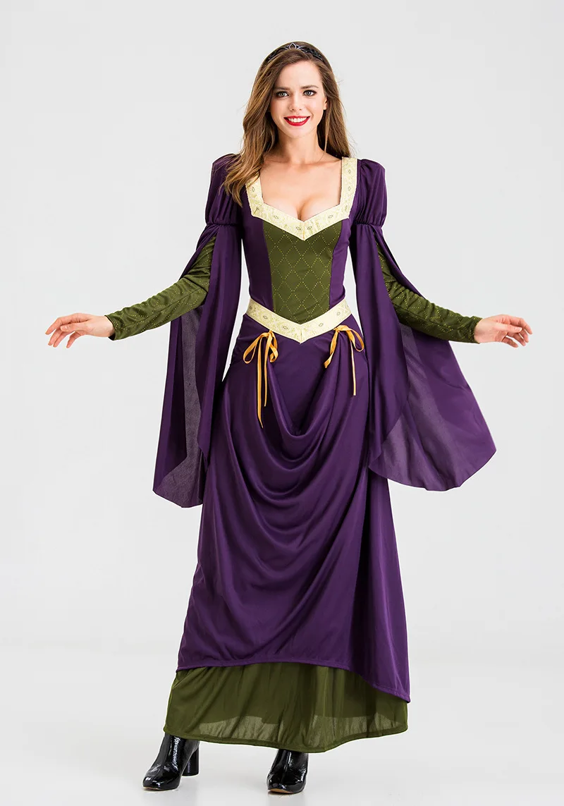 New Medieval Queen Costume Women's Retro Court Purple Long Dr loween Cosplay plus Size Stage Performance Traditional Hanfu
New Medieval Queen Costume Women's Retro Court Purple Long Dr loween Cosplay plus Size Stage Performance Traditional Hanfu