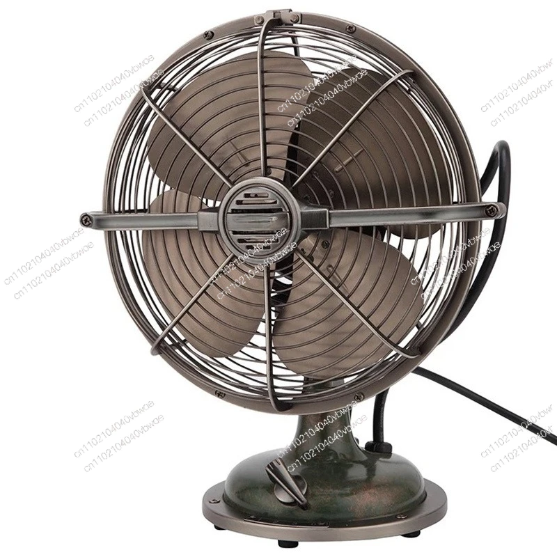 Vintage Metal Electric Fan Home Use Quiet Air Circulation Fan Oscillating Nostalgic Table Fan
Vintage Metal Electric Fan Home Use Quiet Air Circulation Fan Oscillating Nostalgic Table Fan