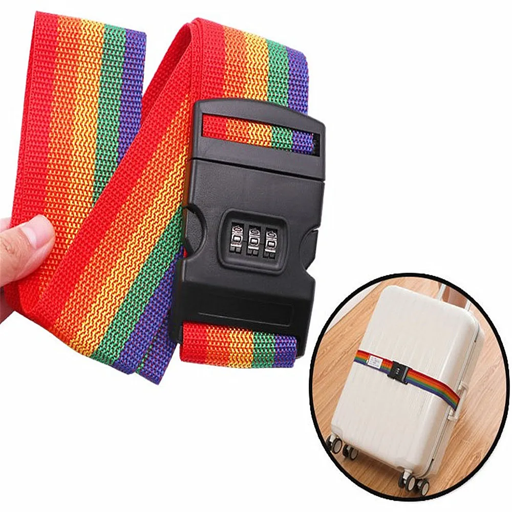 Travel Adjustable Luggage Strap Password Lock Packing Belt Baggage Secure Lock Anti-theft Nylon Straps Camping Bag Baggage Belts
Travel Adjustable Luggage Strap Password Lock Packing Belt Baggage Secure Lock Anti-theft Nylon Straps Camping Bag Baggage Belts