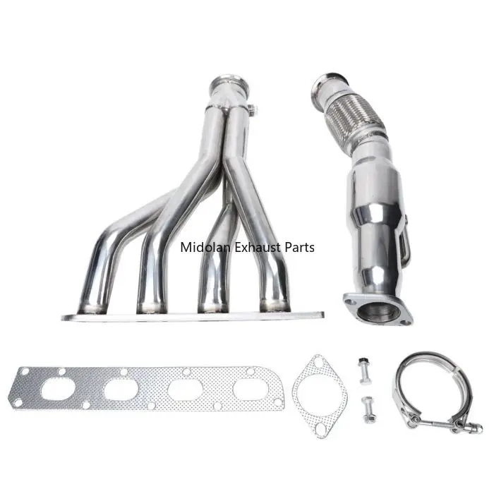 Exhaust Header & Flex Downpipe Assembly For 2005-2007 Chevy Cobalt Saturn ION SS 2.0L
Exhaust Header & Flex Downpipe Assembly For 2005-2007 Chevy Cobalt Saturn ION SS 2.0L