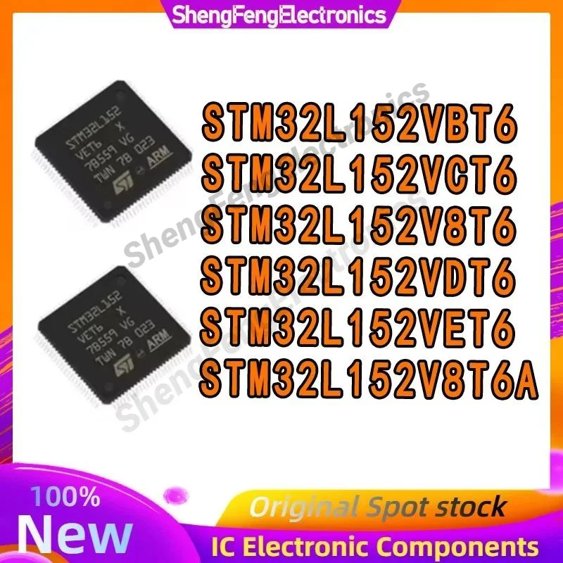 STM32L152V8T6 STM32L152V8T6A STM32L152VBT6 STM32L152VCT6 STM32L152VDT6 STM32L152VET6 STM32L152 STM32L STM32 STM IC MCU Chip
STM32L152V8T6 STM32L152V8T6A STM32L152VBT6 STM32L152VCT6 STM32L152VDT6 STM32L152VET6 STM32L152 STM32L STM32 STM IC MCU Chip