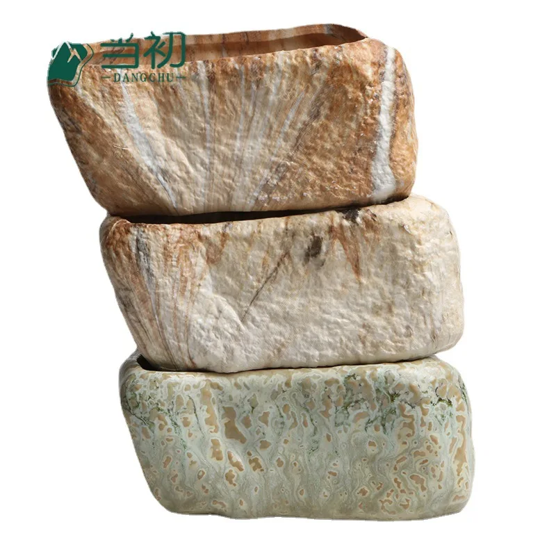 Antique Succulent Plant Flower Pot Creative Ceramic Pot Rectangular Office Home Water Transfer Printing Small Stone
Antique Succulent Plant Flower Pot Creative Ceramic Pot Rectangular Office Home Water Transfer Printing Small Stone
