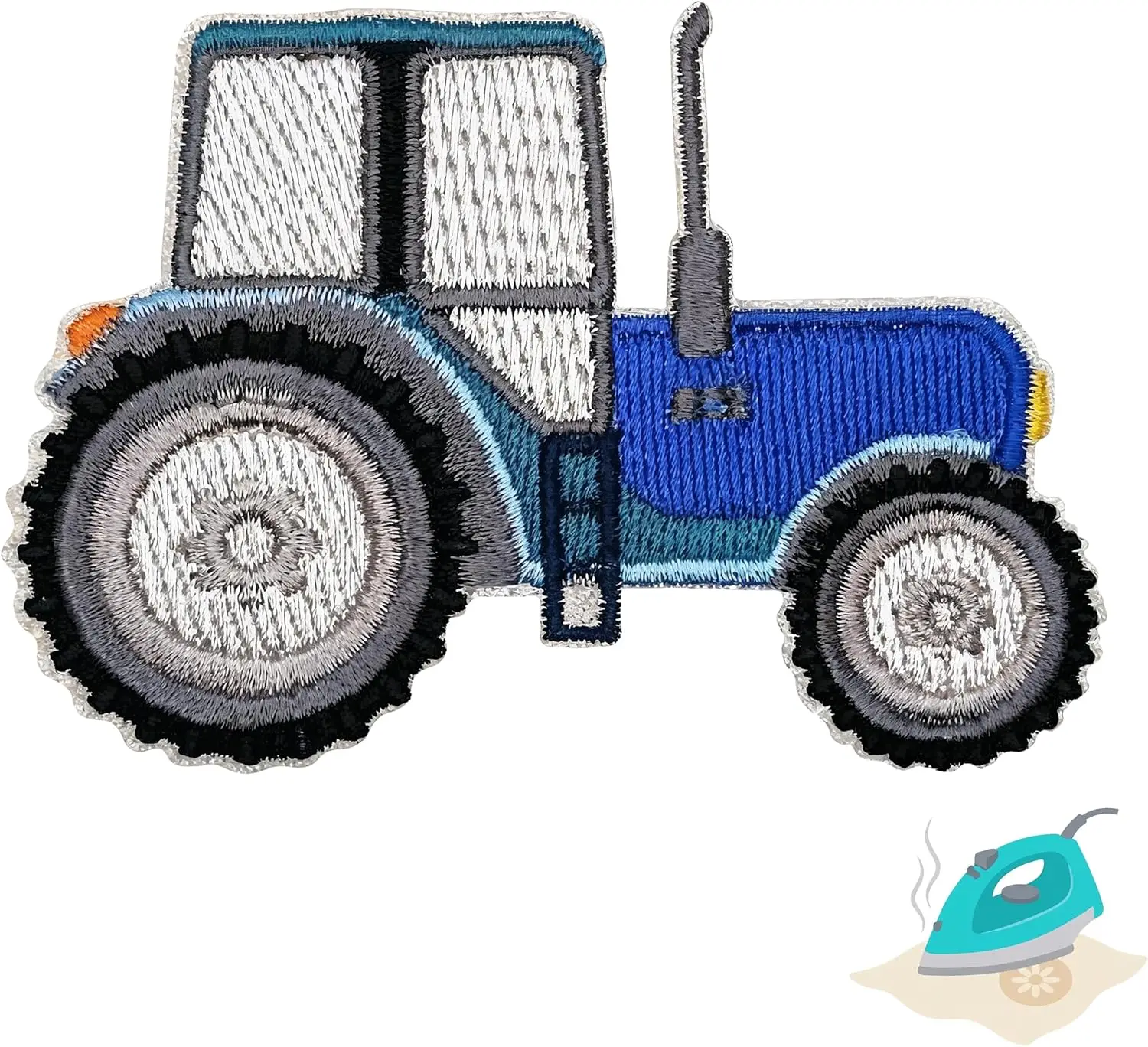 Tractor Iron On Patch 2.95" x 2.9" | Embroidered Sew On Patch for Clothing, Jeans, Jackets, Backpacks, Hoodies - Farm Vehicle Applique
Tractor Iron On Patch 2.95" x 2.9" | Embroidered Sew On Patch for Clothing, Jeans, Jackets, Backpacks, Hoodies - Farm Vehicle Applique