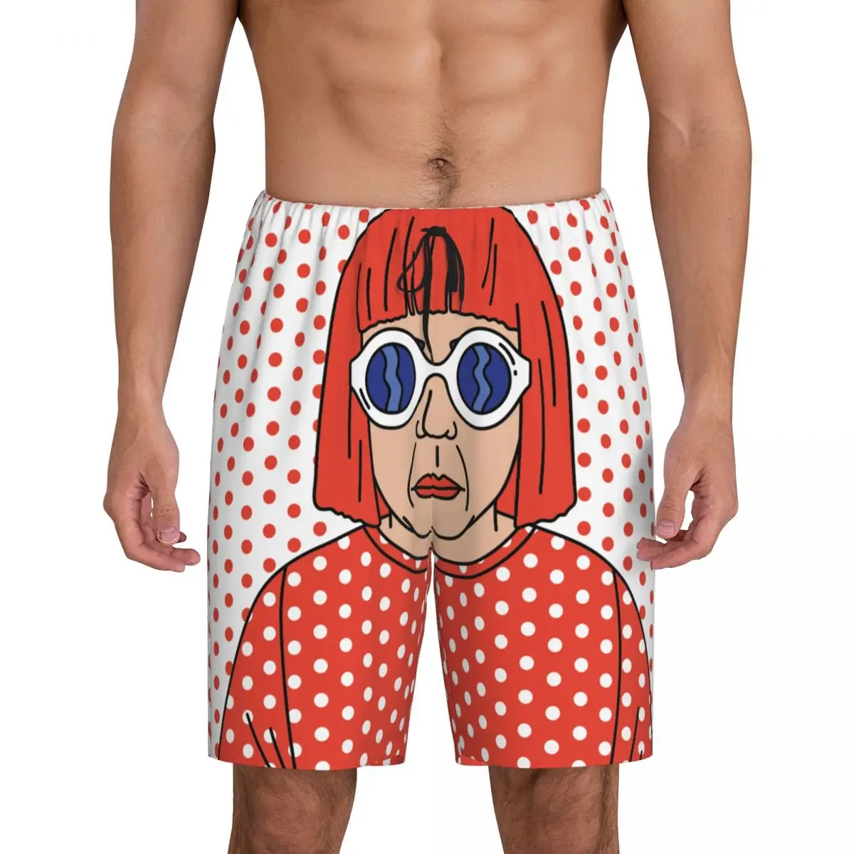 Пользовательские Yayoi Kusama автопортрет пижамные шорты одежда для сна мужские эластичный пояс для сна короткие пижамы с карманами 
Пользовательские Yayoi Kusama автопортрет пижамные шорты одежда для сна мужские эластичный пояс для сна короткие пижамы с карманами