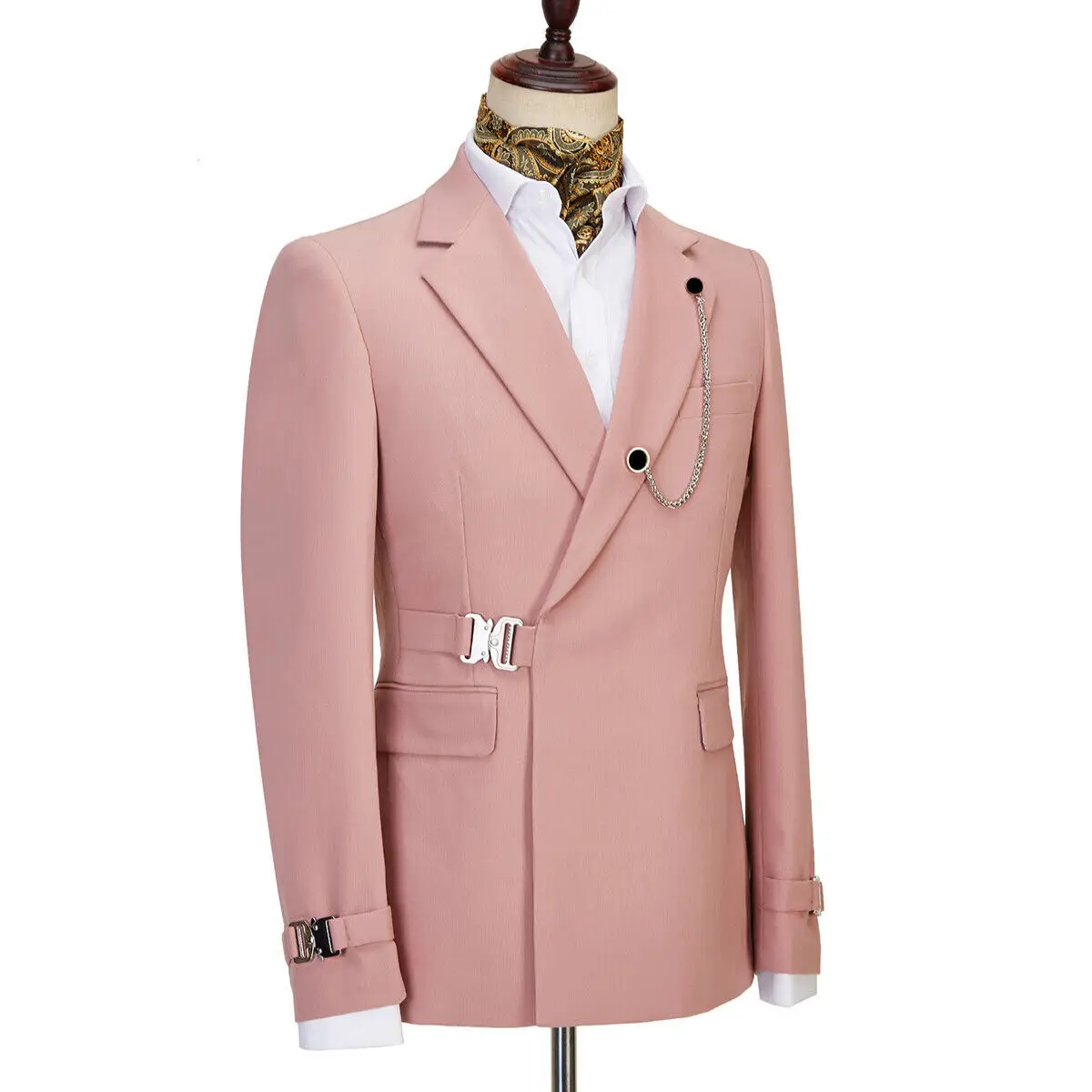 Elegant Terno Blazer Men's Suits Formal Wedding Groom Double Breasted Notched Lapel Two Piece Jacket Pants Costume Homme 2024
Elegant Terno Blazer Men's Suits Formal Wedding Groom Double Breasted Notched Lapel Two Piece Jacket Pants Costume Homme 2024