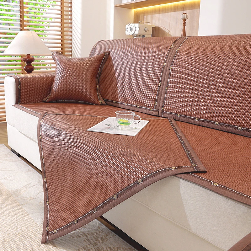 Summer Cool Mat Sofa Cushion PE Rattan Mat Sofa Cushion Cover Non-Slip Summer Style Cool And Thin Rattan Mat
Summer Cool Mat Sofa Cushion PE Rattan Mat Sofa Cushion Cover Non-Slip Summer Style Cool And Thin Rattan Mat