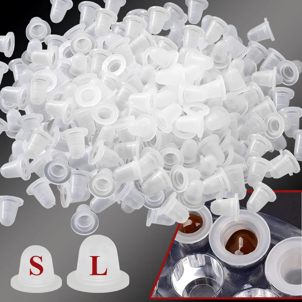 100PCS Disposable Silicone Tattoo Ink Cups Microblading Pigment Holder Container Caps for Permanent Makeup Body Arts Supply
100PCS Disposable Silicone Tattoo Ink Cups Microblading Pigment Holder Container Caps for Permanent Makeup Body Arts Supply
