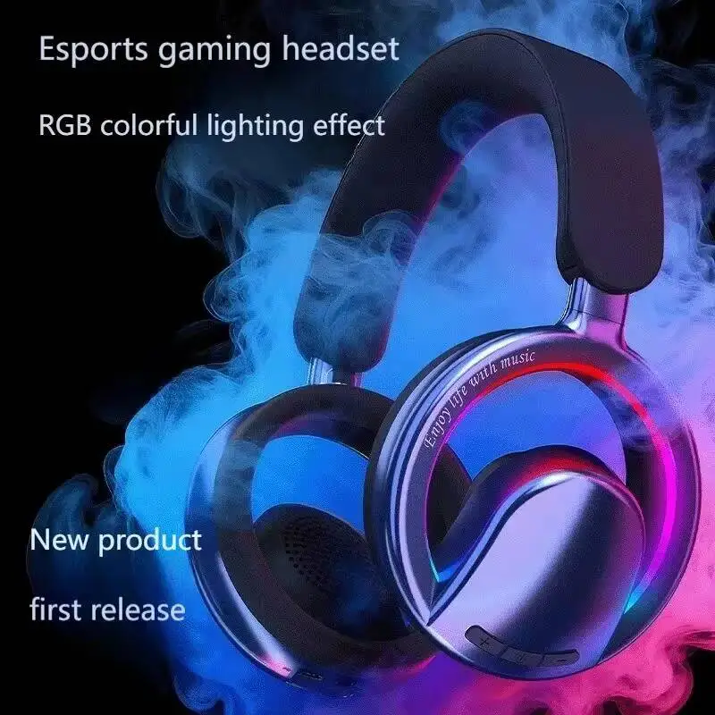 Беспроводные наушники для киберспорта с RGB-подсветкой и ажурным дизайном, съемным микрофоном, низкой задержкой, длительным временем автономной работы, Bluetooth-гарнитура для игр и музыки
Беспроводные наушники для киберспорта с RGB-подсветкой и ажурным дизайном, съемным микрофоном, низкой задержкой, длительным временем автономной работы, Bluetooth-гарнитура для игр и музыки