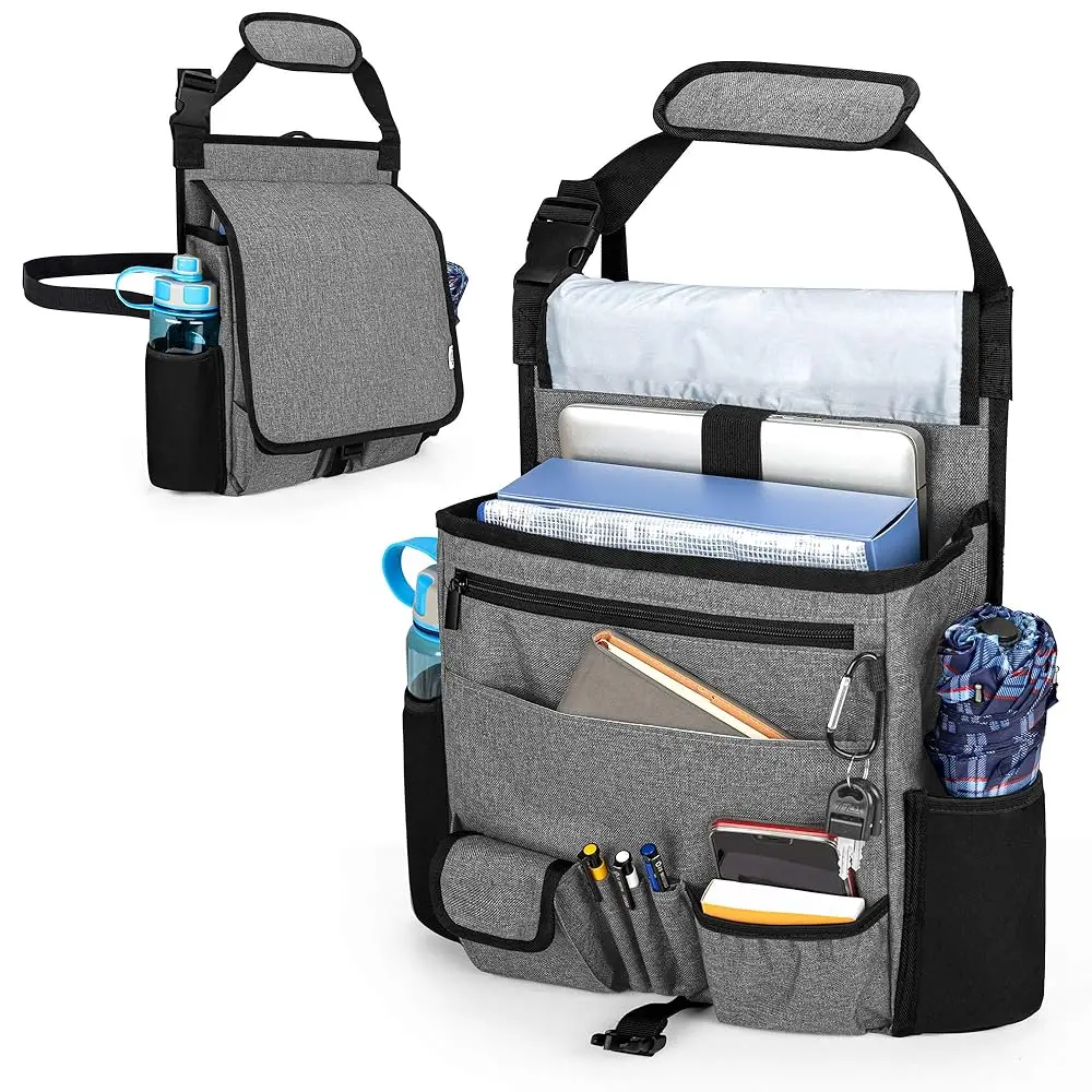 Free Shipping Car Front Seat Organizer with Cover and Laptop Sleeve, Car Seat Organizer with Back Adjustable Straps, Gray
Free Shipping Car Front Seat Organizer with Cover and Laptop Sleeve, Car Seat Organizer with Back Adjustable Straps, Gray