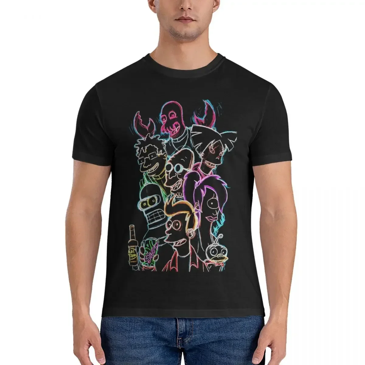 Men's All Member T Shirts F-Futurama 100% Cotton Clothing Funny Short Sleeve Round Neck Tee Shirt Summer T-Shirt
Men's All Member T Shirts F-Futurama 100% Cotton Clothing Funny Short Sleeve Round Neck Tee Shirt Summer T-Shirt