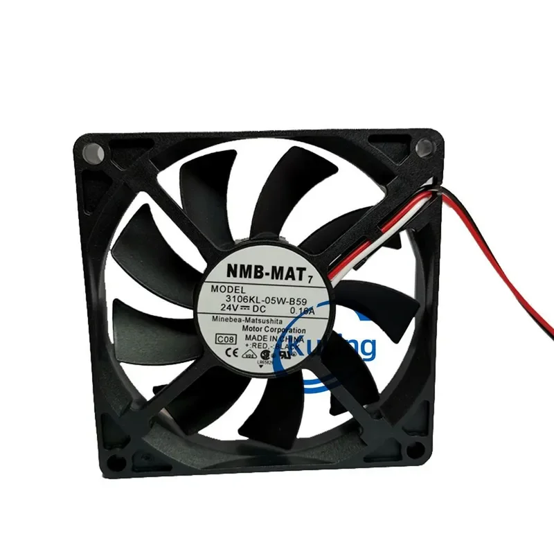Original NMB 3106KL-05W-B59 3106KL-05W-B50 Axial Flow Fan for 24V 0.16A 8015 Cooling System
Original NMB 3106KL-05W-B59 3106KL-05W-B50 Axial Flow Fan for 24V 0.16A 8015 Cooling System