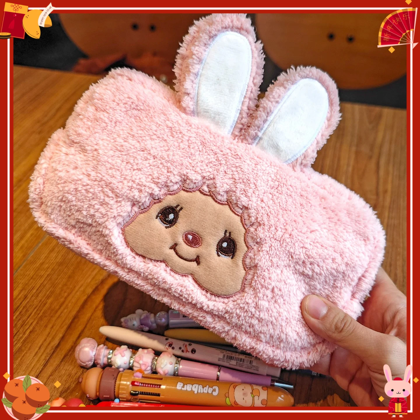 21cm Cute Anime Munchki Embroidery Makeup Bag Student Pen Bag Cartoon Stationery Storage Organizer Cosmetic Bag
21cm Cute Anime Munchki Embroidery Makeup Bag Student Pen Bag Cartoon Stationery Storage Organizer Cosmetic Bag