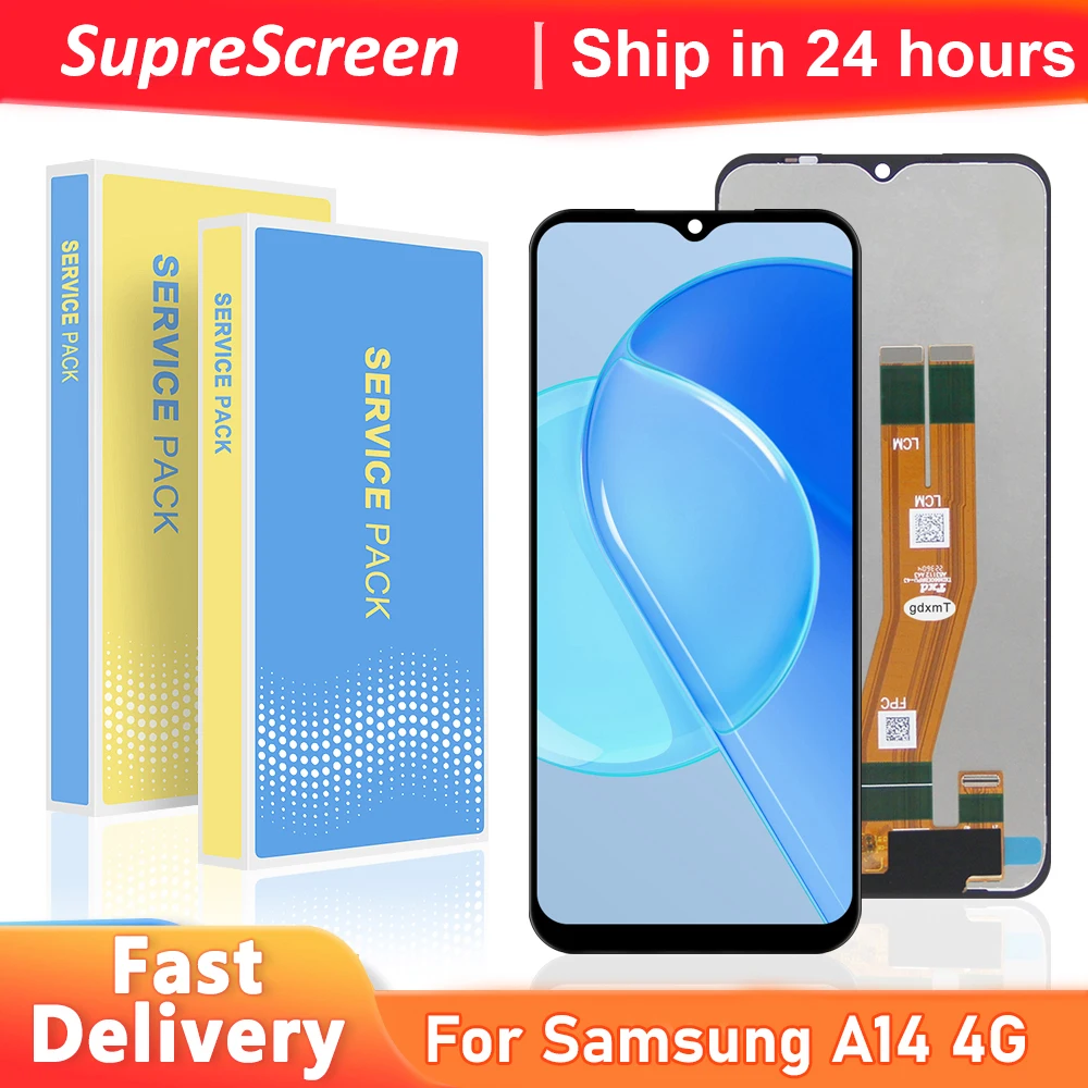 Display For Samsung A14 4G LCD Display Touch Screen Digitizer Assembly For Samsung A14 LTE A145F A145M A145P Display Screen
Display For Samsung A14 4G LCD Display Touch Screen Digitizer Assembly For Samsung A14 LTE A145F A145M A145P Display Screen