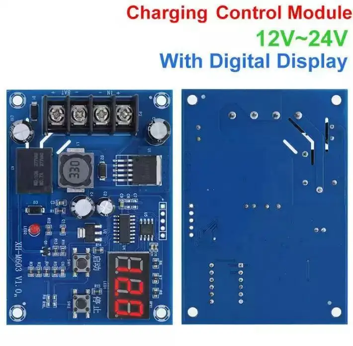 XH-M603 Charging Control Module 12-24V Storage Lithium Battery Charger Control Switch Protection Board With LED Display NEW
XH-M603 Charging Control Module 12-24V Storage Lithium Battery Charger Control Switch Protection Board With LED Display NEW