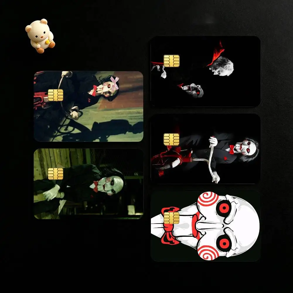 Horror Film S-Saw Credit Card HD Stickers Small Chip Waterproof Sticker Game Card Decal Gift
Horror Film S-Saw Credit Card HD Stickers Small Chip Waterproof Sticker Game Card Decal Gift
