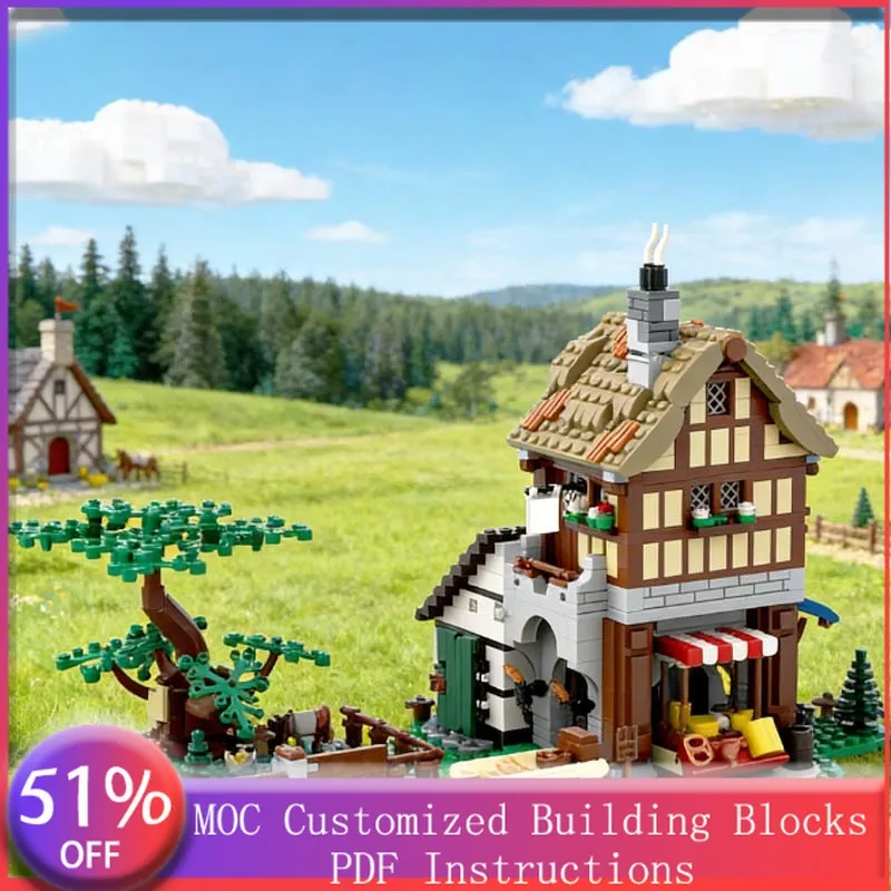 1497 PCS Modular Building Cheesemaker's Shop - 10332 Town Square Alternative Build MOC Customize Modular DIY Holiday Toy Gifts
1497 PCS Modular Building Cheesemaker's Shop - 10332 Town Square Alternative Build MOC Customize Modular DIY Holiday Toy Gifts