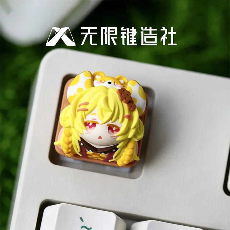 Wuxian Jianzaoshe Cute Biscuit Mouse Keycap Original Custom Resin Single Esc Anime Style For Mechanical Keyboard Keycap
Wuxian Jianzaoshe Cute Biscuit Mouse Keycap Original Custom Resin Single Esc Anime Style For Mechanical Keyboard Keycap