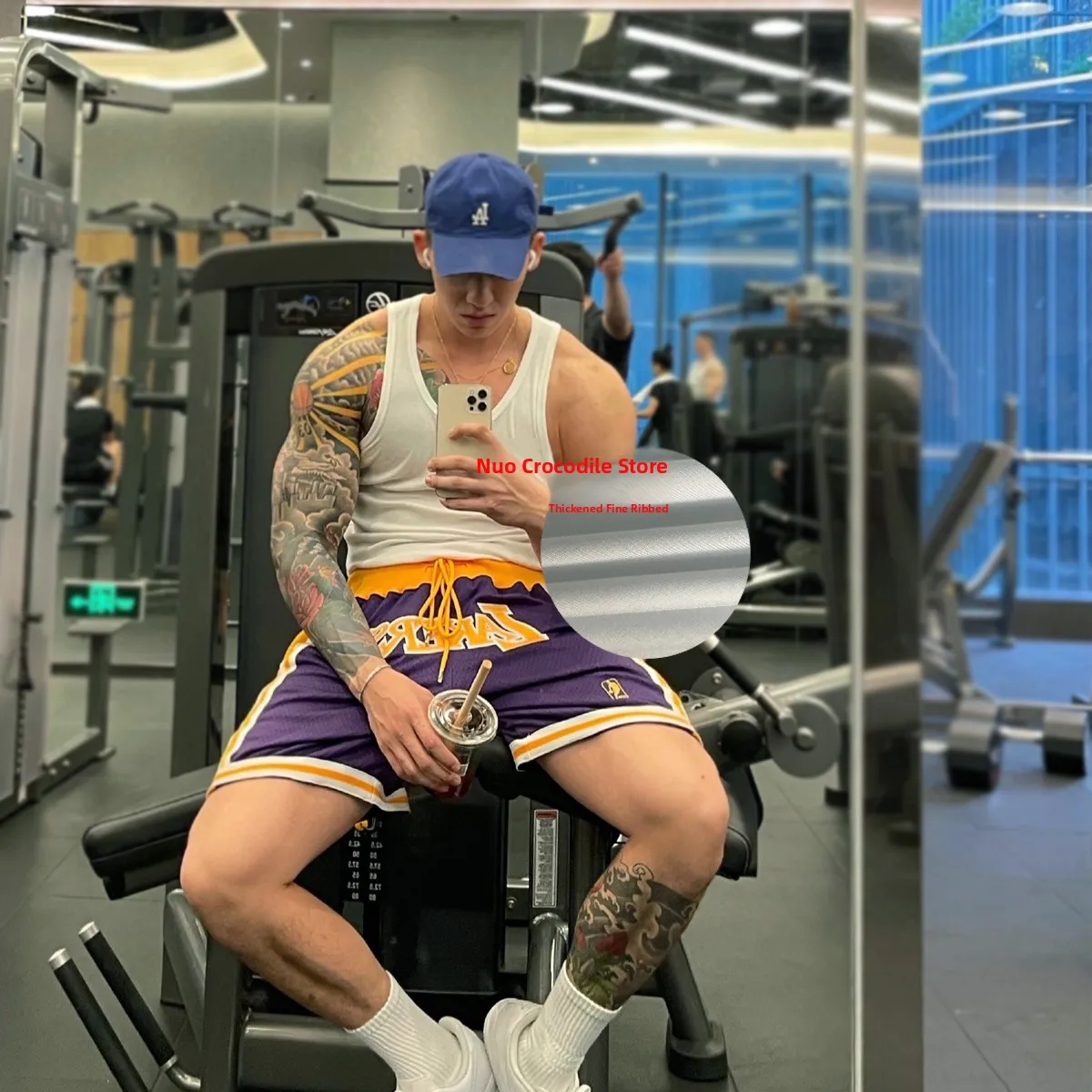 Geng Haolun Men's Slim Fit Cotton Tank Top White round Ne Casual Sportswear Sweat Absorbent Breathable Faionable Summer Vest
Geng Haolun Men's Slim Fit Cotton Tank Top White round Ne Casual Sportswear Sweat Absorbent Breathable Faionable Summer Vest
