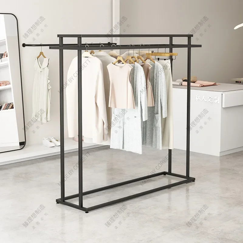 Стеллаж для демонстрации одежды Hangerclothing, островная витрина, полка для демонстрации женской одежды, простой двухрядный вешалок для одежды
Стеллаж для демонстрации одежды Hangerclothing, островная витрина, полка для демонстрации женской одежды, простой двухрядный вешалок для одежды